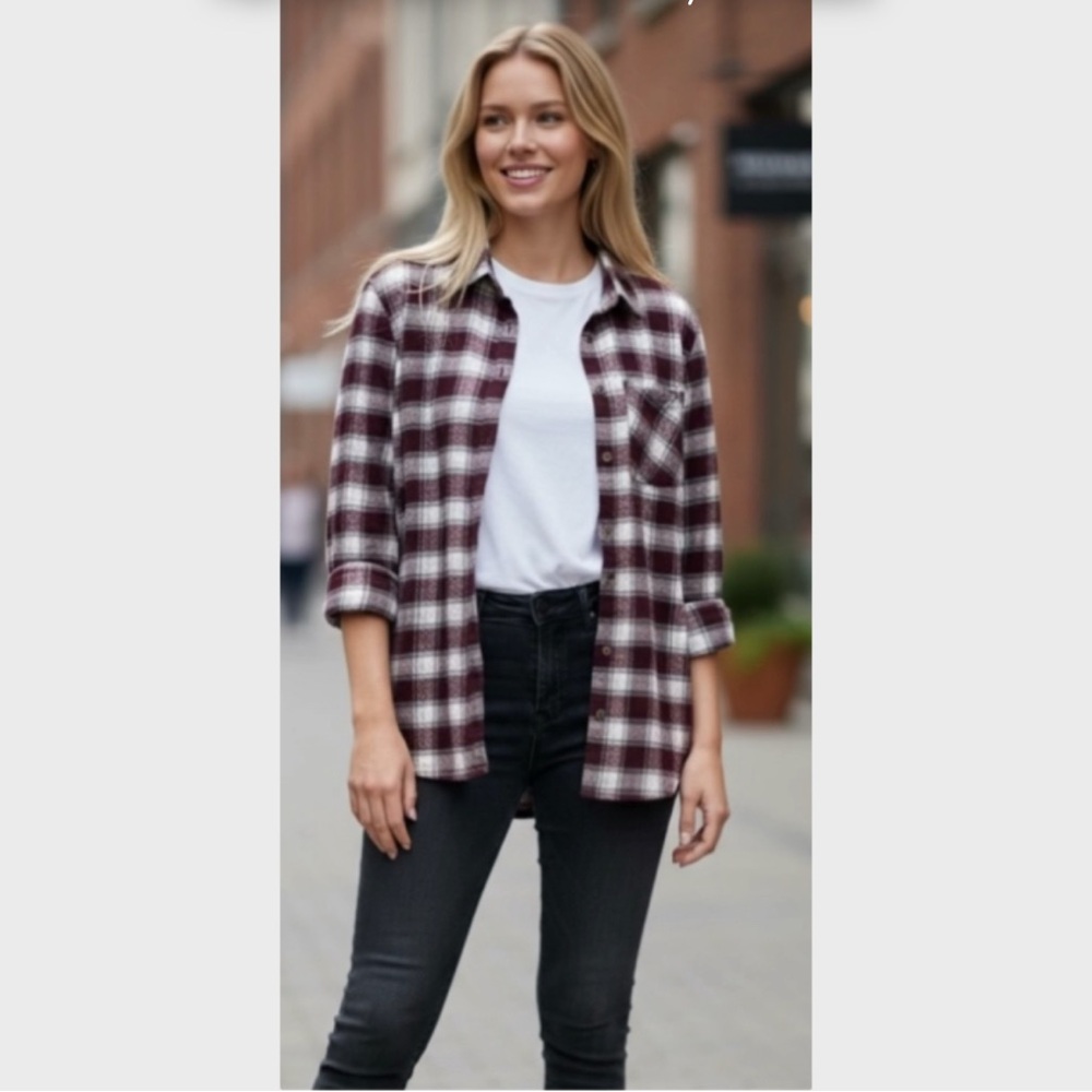 Abercrombie & Fitch Plaid Flannel Shirt